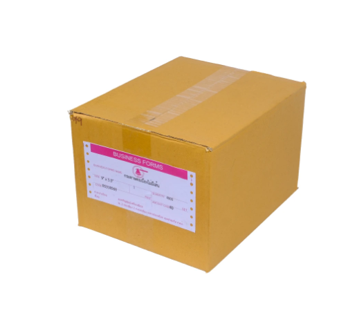 กระดาษต่อเนื่อง ขนาด 9 x 5.5 นิ้ว 1 ชั้น