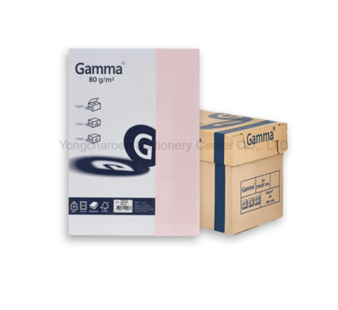 กระดาษถ่ายเอกสารสี 80G สีชมพู
