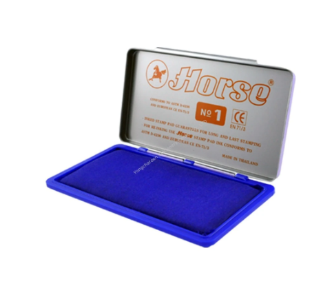 Horse แท่นประทับ No.1 สีน้ำเงิน