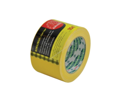 Kikusui เทปผ้า 3 นิ้ว x 25 หลา สีเหลือง
