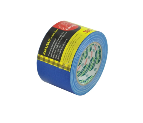 Kikusui เทปผ้า 3 นิ้ว x 25 หลา สีน้ำเงิน