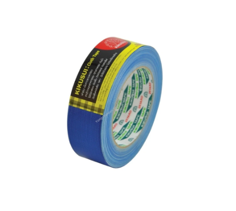 Kikusui เทปผ้า 1.5 นิ้ว x 25 หลา สีน้ำเงิน