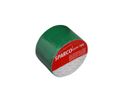 Sparco เทปผ้า 2.5 นิ้ว x 8 หลา สีเขียวแก่