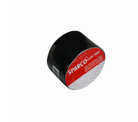 Sparco เทปผ้า 2.5 นิ้ว x 8 หลา สีดำ
