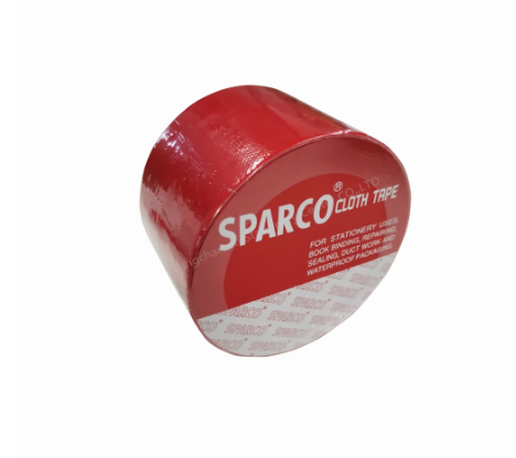 Sparco เทปผ้า 2.5 นิ้ว x 8 หลา สีแดง