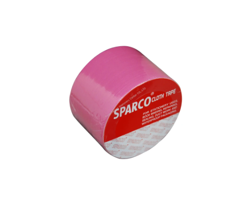 Sparco เทปผ้า 2.5 นิ้ว x 8 หลา สีชมพู