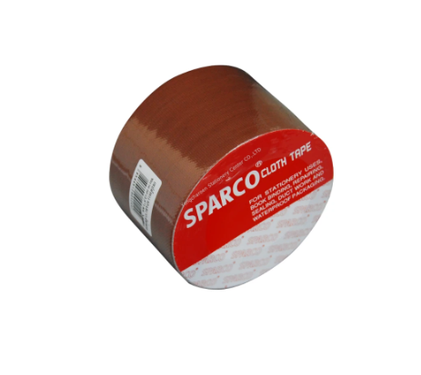Sparco เทปผ้า 2.5 นิ้ว x 8 หลา สีน้ำตาล