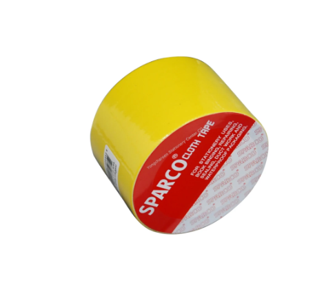 Sparco เทปผ้า 2.5 นิ้ว x 8 หลา สีเหลือง